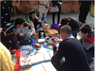2014.1.11“三工联动，同筹同乐”——义卖与探访老人活动