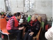 2014.1.15义工新年慰问社区老年人